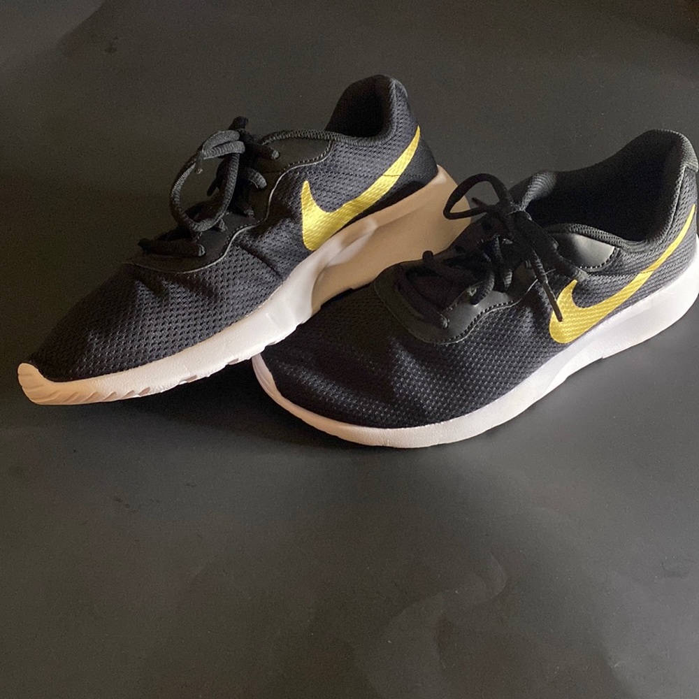 Black and Gold Nikes